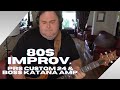 80s improv. Paul Reed smith custom 24. And boss katana amp