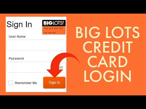How to Login Big Lots Credit Card Account Online? Big Lot Credit Card Login Tutorial 2022