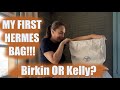 MY FIRST HERMES BAG!!! HERMES BAG REVEAL!! BIRKIN OR KELLY?? BUYING FROM STORE, NO PURCHASE HISTORY.