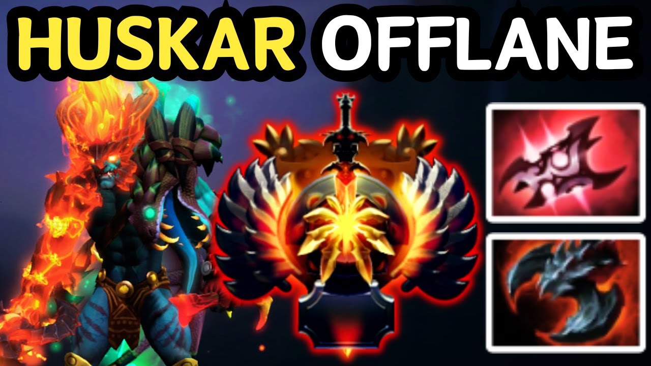 🔥 ABSOLUTE FIRE GOD — HUSKAR OFFLANE DESTROYS ALL 🔥 - YouTube