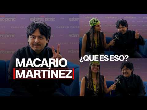MACARIO MARTÍNEZ: Music, fame, and a random COLOMBIAN QUIZ