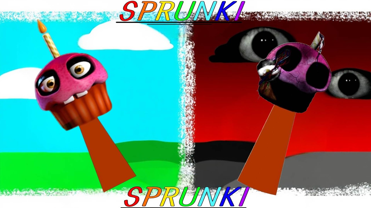 my Sprunki oc cup cake from fnaf