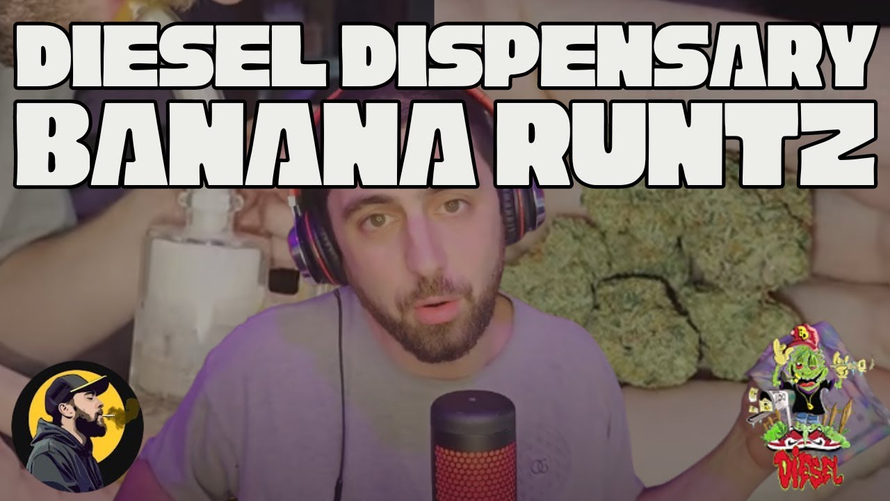 Trying Diesel Dispensary's Banana Runtz THCa!! 👀 Is It Good??