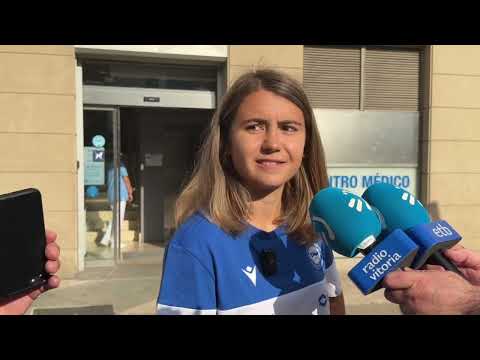 Elene Viles: “Con mucha ilusión y ganas de competir” Deportivo Alavés Gloriosas 