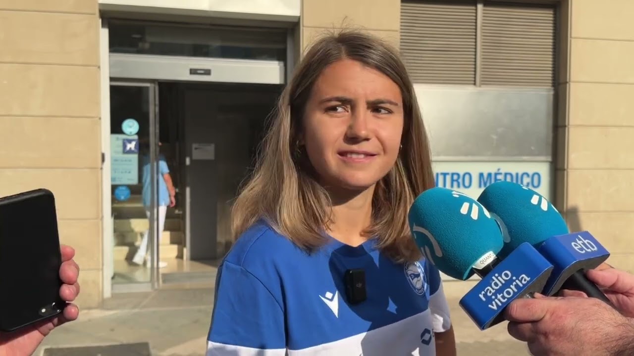 Elene Viles: “Con mucha ilusión y ganas de competir” Deportivo Alavés Gloriosas 