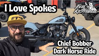 I love Spoked Wheels & the Indian Chief Bobber