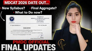 MDCAT 2026 Updates 🔥 Date + Syllabus + Aggregate Explained | Reality Check for Students