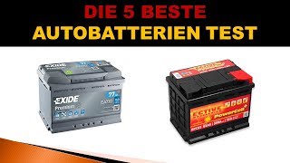 Beste Autobatterien Test 2022 - Updated - YouTube