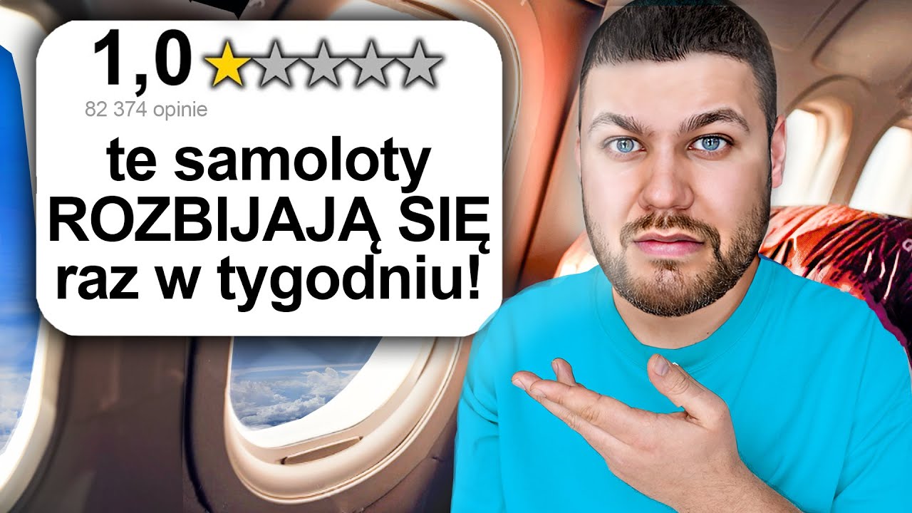 Testuje SAMOLOTY z 1-GWIAZDKOWYMI OPINIAMI...