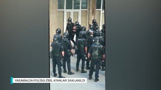 Polisə zibil atanlar belə saxlanıldı - RƏSMİ