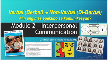 MODULE 2 INTERPERSONAL COMMUNICATION PART 1 (TAGALOG VERSION)