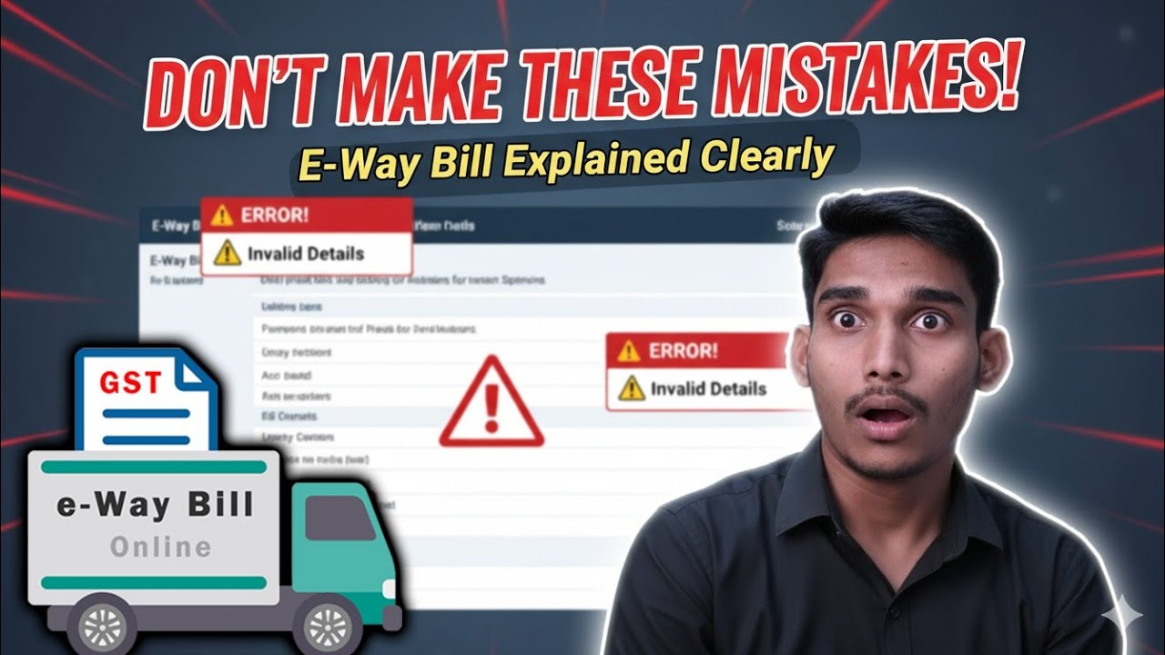 Don't Make these mistakes when E Way Bill Generate 