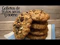 GALLETAS de FRUTOS SECOS Y AVENA | Nutritivas y deliciosas