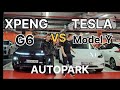 AUTOPARK XPENG G6 VS TESLA MODEL Y  DUELO DE TITANES
