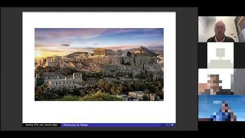 Jeremy Pitt - Democracy-by-Design: Basic Democracy & the Self-Organisation of Collective Governance