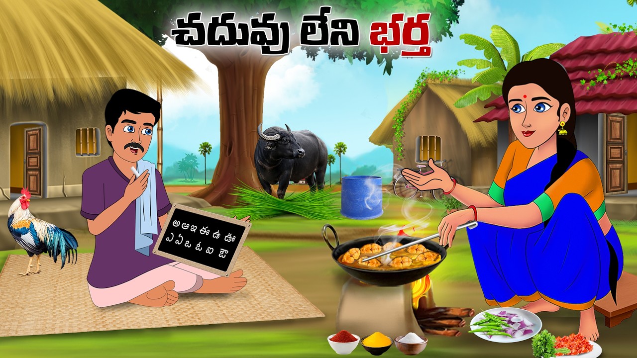 చదువు లేని భర్త | Telugu moral stories | Neethi kathalu | PSR story time