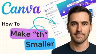 How to Make the “th” Small in Canva | Canva Superscript Tutorial 2026