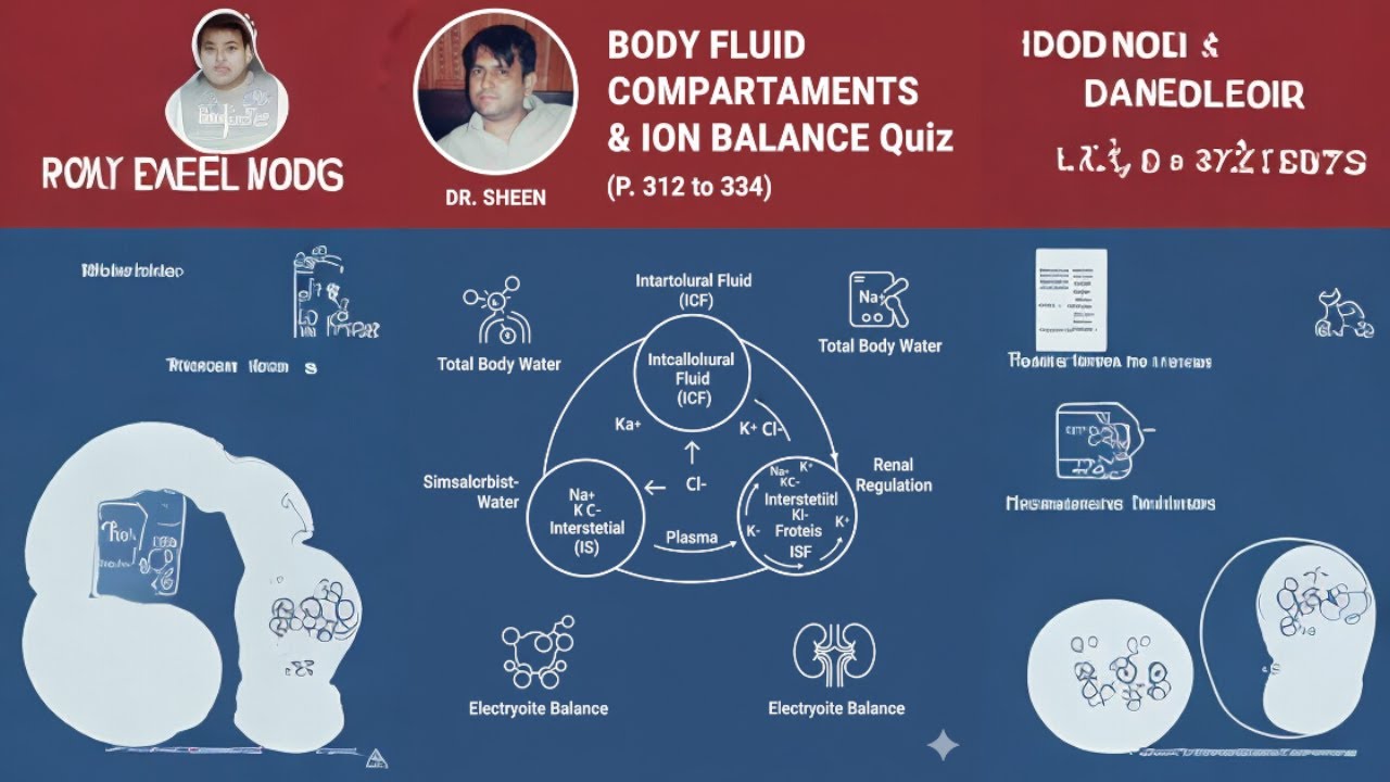 Body Fluid Compartments & Ion Balance Quiz base video -3