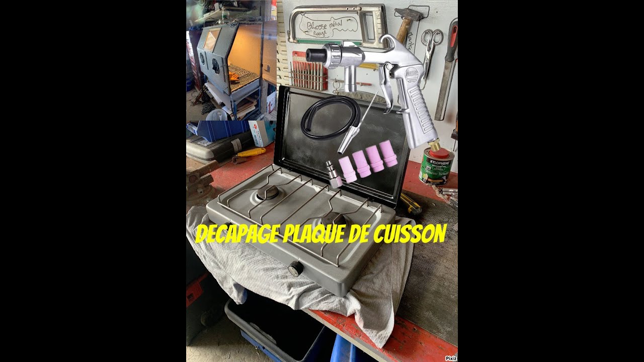 Restauration d’une plaque de cuisson gaz qui étais bien rouiller camping