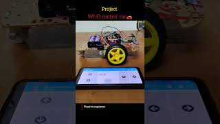 🚗📶 WiFi Controlled Car#ESP8266 #IoT #RobotCar #WiFiCar #DIYProject #Electronics #Arduino #EngProject