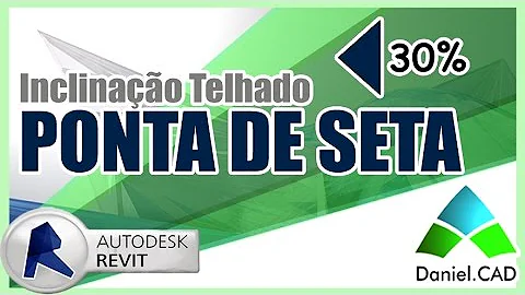 Como colocar seta de inclinação Revit?