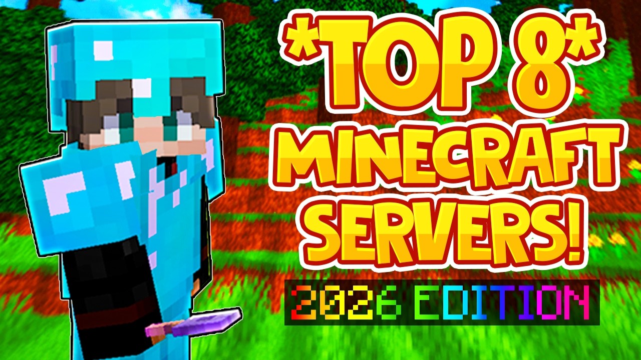 Top 8 MINECRAFT SERVERS To Join In 2026 (1.21+) - YouTube