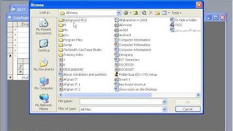 MS Access 2003 Part 3) Table in Dari / Farsi Omar Akbari