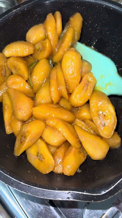 Pisang kepok kalimantan di masak karamel gini emang mantap #kalimantanbarat #pisangkaramel #pisang