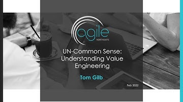UN-Common Sense: Understanding Value Engineering | Tom Gilb