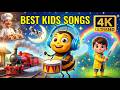 Learn &amp; Sing Nursery Rhymes Compilation 🎵 | Best 3D Songs for Toddlers | Choo Choo Train, Rain Rain