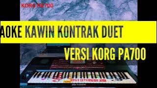 karaoke kawin kontrak duet versi korg pa700