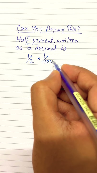 Half Percent Written As A Decimal Is Maths Shortcut YouTube half-percent-written-as-a-decimal-is-maths-shortcut-youtube