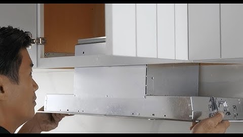 BEST HBN1 Built-In Power Pack Insert Range Hood Installation