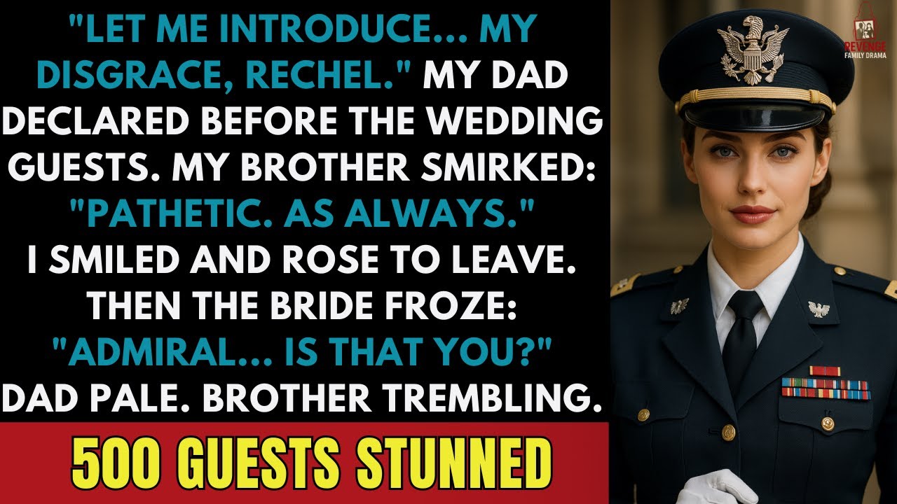 Мой отец издевался надо мной перед 500 гостями, пока невеста не сказала: «Адмирал… Это вы?»