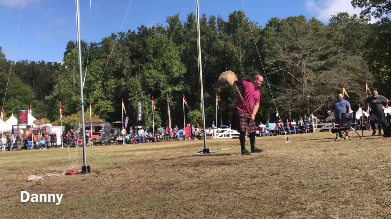 Masters Sheaf toss 2019 Stone Mountain Highland Games YouTube