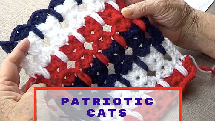 Celebrate with Patriotic Crochet Cats!