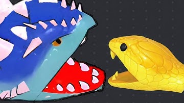 Snake Clash! .io - MAX LEVEL! Epic Snake Clash.io Gameplay! #424
