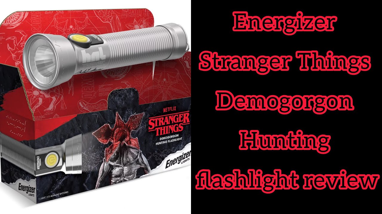 Stranger things Energizer Hunting Flashlight review YouTube