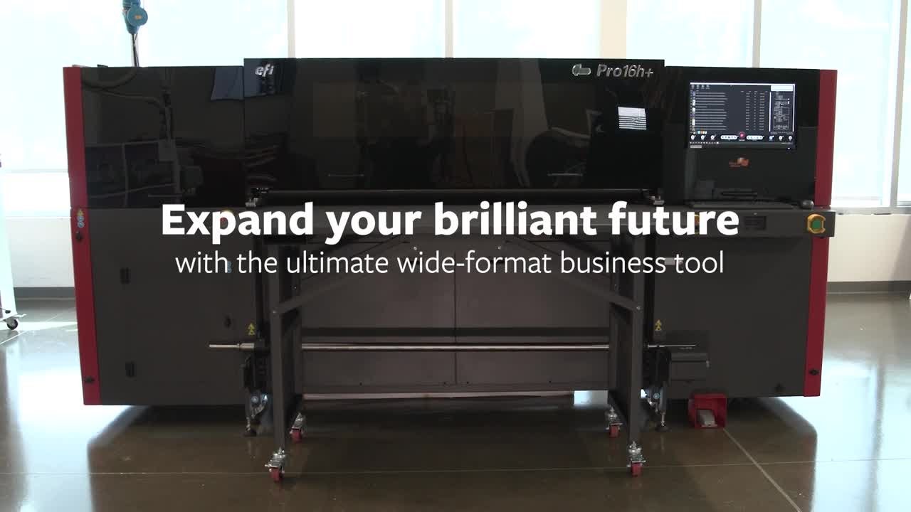EFI Pro 16h+ Hybrid LED Printer Overview - YouTube