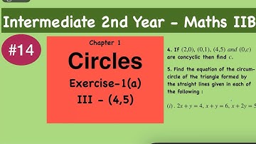 Circles | Inter 2nd Year Maths | Maths 2B | Explained in Telugu@V V Lakshmi classes 