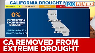 California Completely Removed From Extreme Drought After Atmospheric River Storms