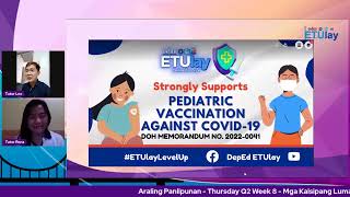 Araling Panlipunan 8 - Thursday Q2 Week 8 #ETUlayLevelUp