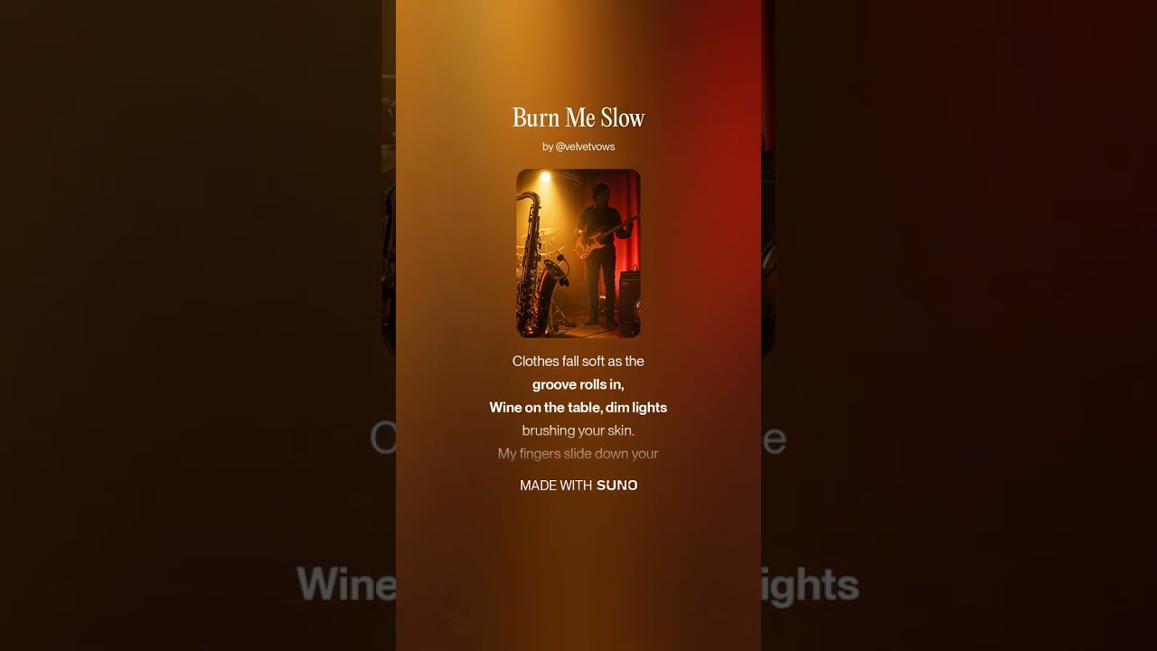 Burn Me Slow | Let the Sax, Soul & Rhythm Tempt You Tonight