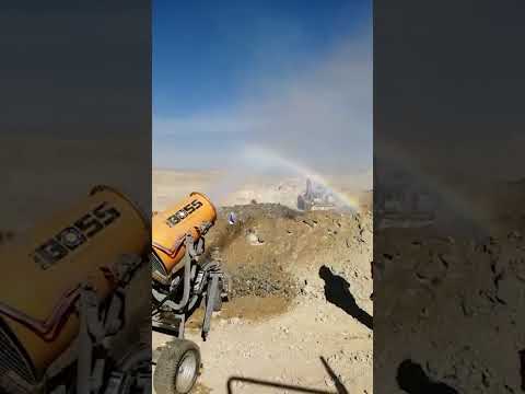 Throwback: DB-30 Tackles Heavy Dust at Material Handling Site