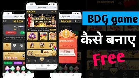BDG game kaise banaye // big game free source code downloads 