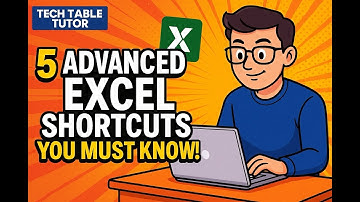 Top 5 Advanced Excel Shortcuts You Must Know in 2025 | Boost Productivity Fast! | Tech Table Tutor