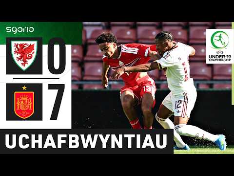 Uchafbwyntiau | Highlights: Cymru dan 19 0-7 Sbaen dan 19 | Pencampwriaeth UEFA dan 19 #U19EURO — football highlights