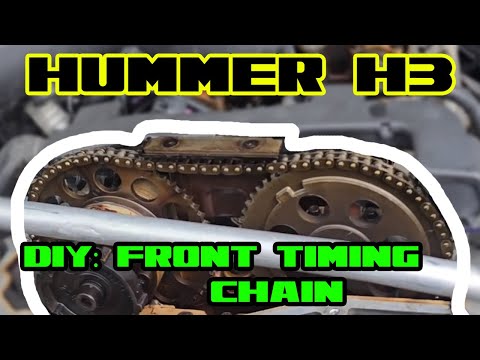 Hummer H3 – replace front timing chain and water pump