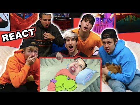 reacting-to-funny-video-memes-of-us-w/-roommates