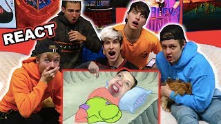 REACTING TO FUNNY VIDEO MEMES OF US W\/ ROOMMATES